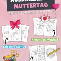 Ausmalbilder zum Muttertag (10 Seiten)