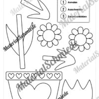 Blume basteln zum Muttertag / Vatertag (Vorschau 01)