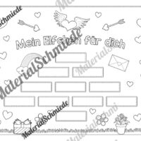 Elfchen zum Muttertag (Vorlage 1)