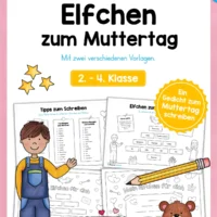 Elfchen schreiben zum Muttertag (2. - 4. Klasse)