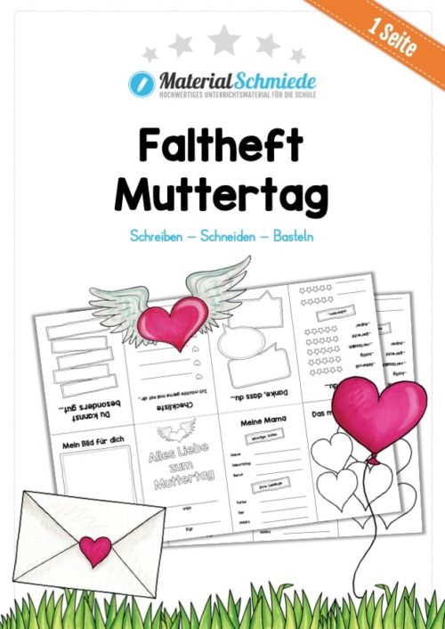 Muttertag Faltheft