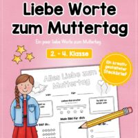Steckbrief: Liebe Worte zum Muttertag