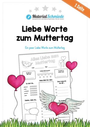 Liebe Worte zum Muttertag