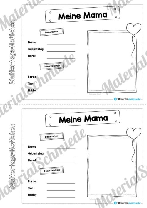 Mini-Heftchen zum Muttertag (Vorschau 02)