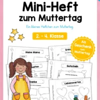 Mini-Heft zum Muttertag (2. - 4. Klasse)