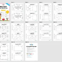 Mini-Heft zum Muttertag (2. - 4. Klasse) - Überblick