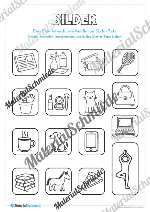 Starter-Pack zum Muttertag (50 Seiten) - Arbeitsblatt 02