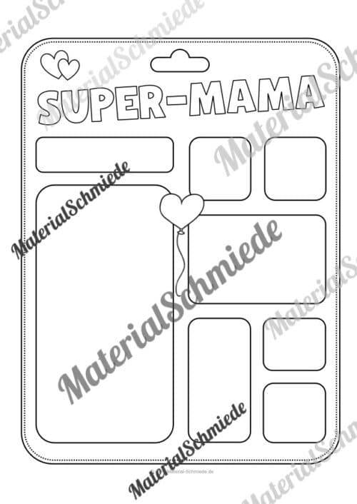 Starter-Pack zum Muttertag (50 Seiten) - Arbeitsblatt 04