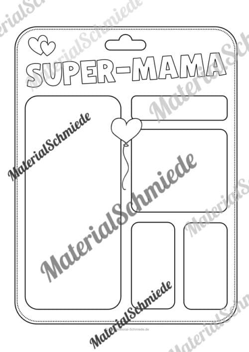 Starter-Pack zum Muttertag (50 Seiten) - Arbeitsblatt 05