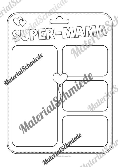 Starter-Pack zum Muttertag (50 Seiten) - Arbeitsblatt 06