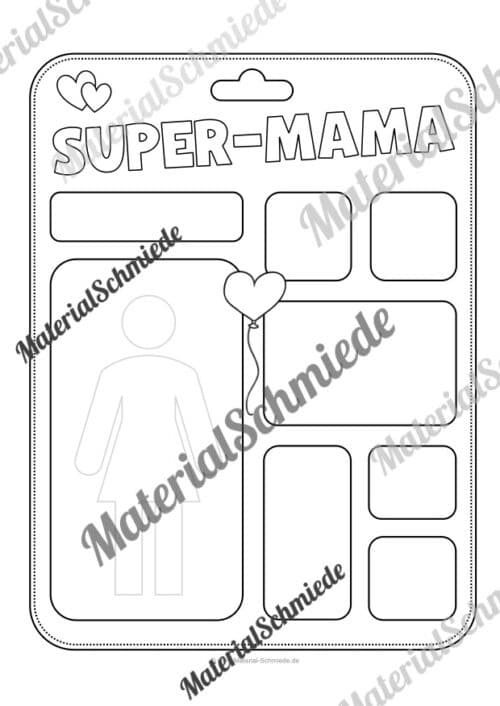Starter-Pack zum Muttertag (50 Seiten) - Arbeitsblatt 09