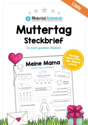 Steckbrief Muttertag