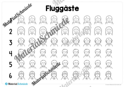 Heißluftballons zum neuen Jahr 2025 (Arbeitsblatt 13)