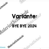 Raketen zum neuen Jahr 2025 (Arbeitsblatt 01)