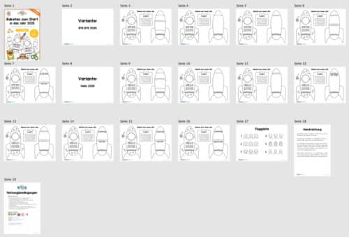 Raketen zum neuen Jahr 2025 (Überblick)