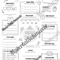Steckbrief: Das kommt im Jahr 2025 (Vorschau Arbeitsblatt)