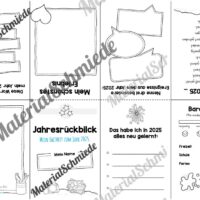 Faltheft: Das war das Jahr 2025 (Arbeitsblatt 01)