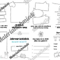 Faltheft: Das war das Jahr 2025 (Arbeitsblatt 02)