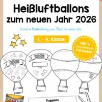 Heißluftballons zum neuen Jahr 2026