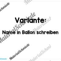 Heißluftballons zum neuen Jahr 2026 (Arbeitsblatt 01)