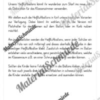 Heißluftballons zum neuen Jahr 2026 (Arbeitsblatt 14)