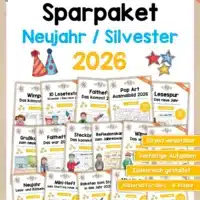 Sparpaket: Neujahr / Silvester 2026 (17 Unterrichtsmaterialien)