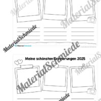 Mini-Heft: Neujahr 2026 (Rückblick & Ausblick) - Arbeitsblatt 03