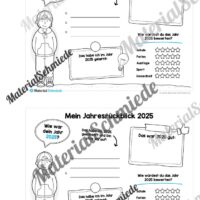 Mini-Heft: Neujahr 2026 (Rückblick & Ausblick) - Arbeitsblatt 04