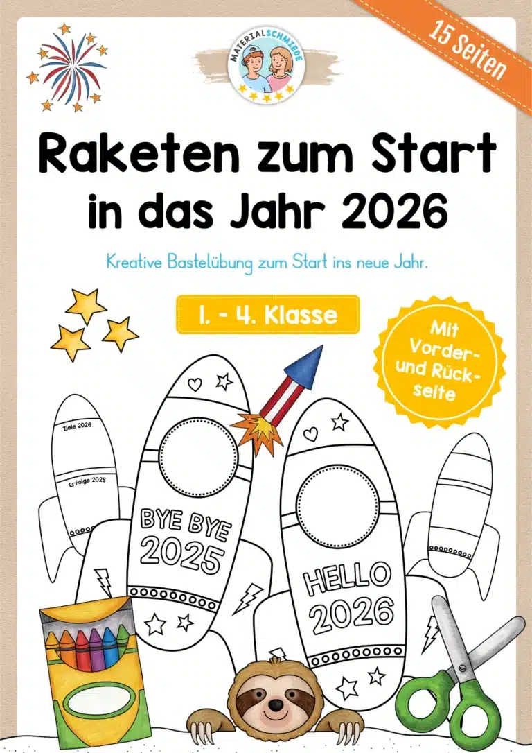 Raketen basteln: Neues Jahr 2026 (Rückblick & Ziele) Raketen basteln: Neues Jahr 2026 (Rückblick & Ziele)