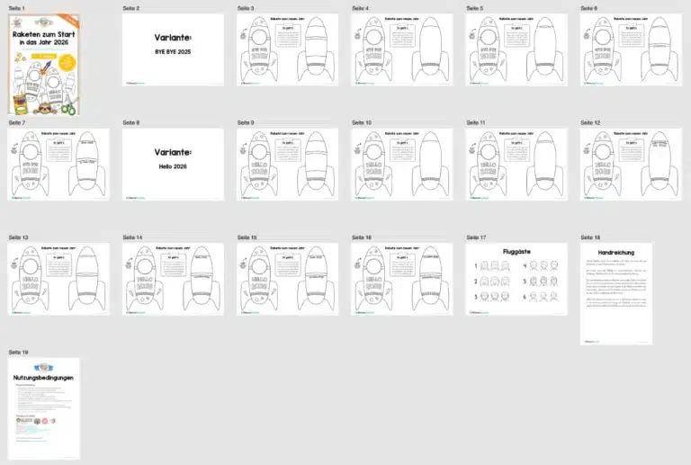 Raketen basteln: Neues Jahr 2026 (Rückblick & Ziele) – Überblick Raketen basteln: Neues Jahr 2026 (Rückblick & Ziele) – Überblick