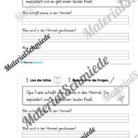 Mini-Heft: Lesetexte Neujahr (1. & 2. Klasse) - Arbeitsblatt 10