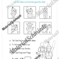Neujahr: Lese- & Rätselheft (1. & 2. Klasse) - Arbeitsblatt 03
