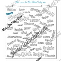 Neujahr: Lese- & Rätselheft (1. & 2. Klasse) - Arbeitsblatt 04