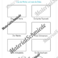 Neujahr: Lese- & Rätselheft (1. & 2. Klasse) - Arbeitsblatt 05