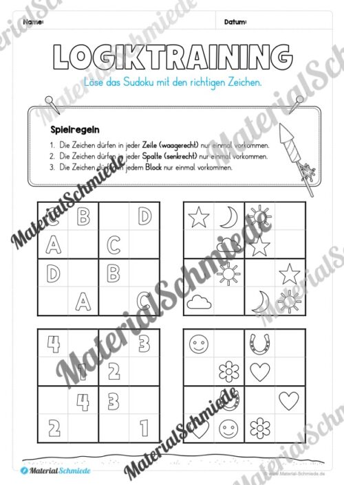 Neujahr: Lese- & Rätselheft (1. & 2. Klasse) - Arbeitsblatt 10