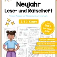 Neujahr: Lese- & Rätselheft (2. & 3. Klasse)
