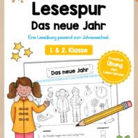 Lesespur: Das neue Jahr / Neujahr / Silvester