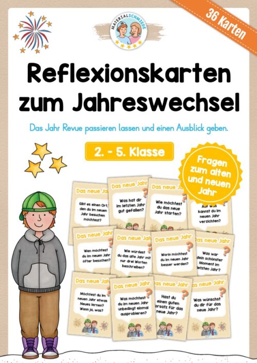 Reflexionskarten zum Jahreswechsel (36 Karten)