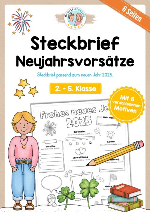 Neujahrsvorsätze 2025 (Steckbrief)