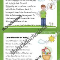 Abschreibkarten: Thema Ostern (12 Karten) - Arbeitsblatt 04