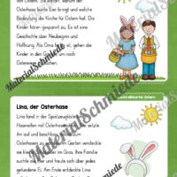 Abschreibkarten: Thema Ostern (12 Karten) - Arbeitsblatt 05