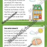 Abschreibkarten: Thema Ostern (12 Karten) - Arbeitsblatt 06