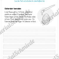10 Abschreibtexte zu Ostern (Ostereier bemalen)