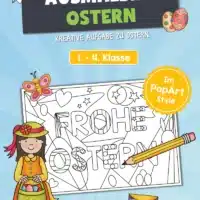 Ausmalbild Ostern (PopArt)