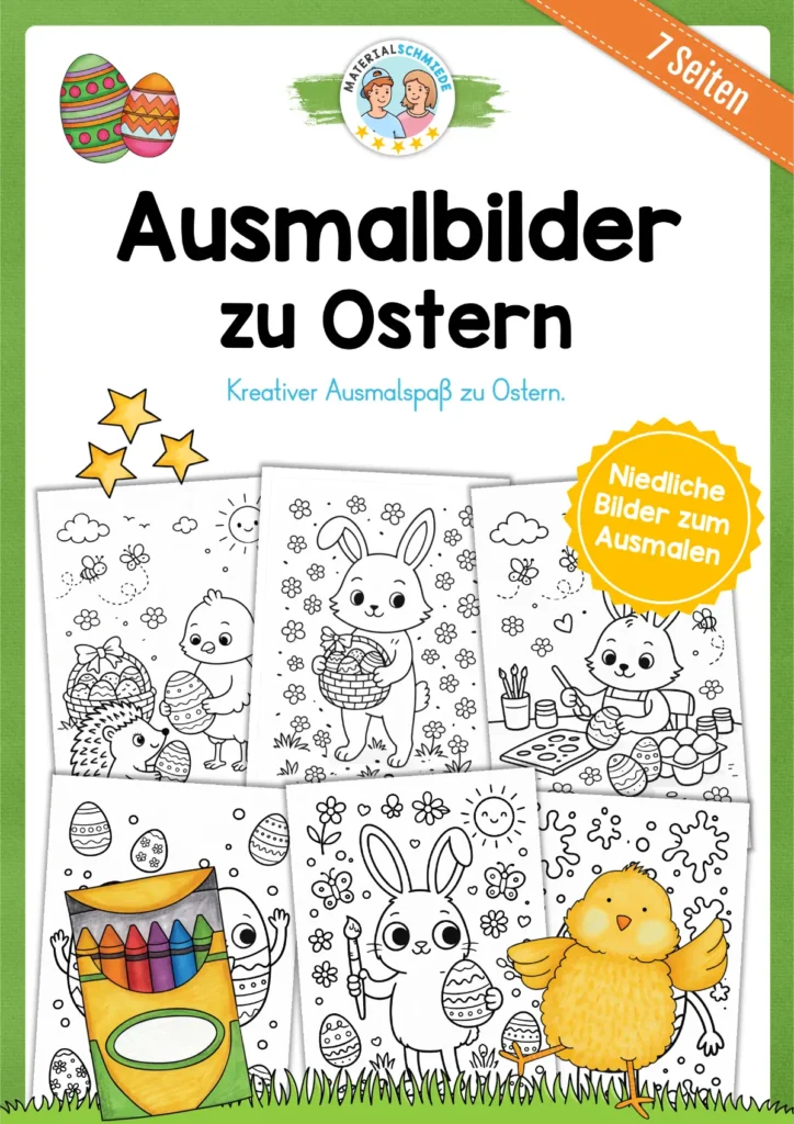 Kostenlose Ausmalbilder zu Ostern