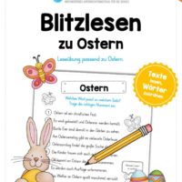 Blitzlesen zu Ostern (Leseübung)