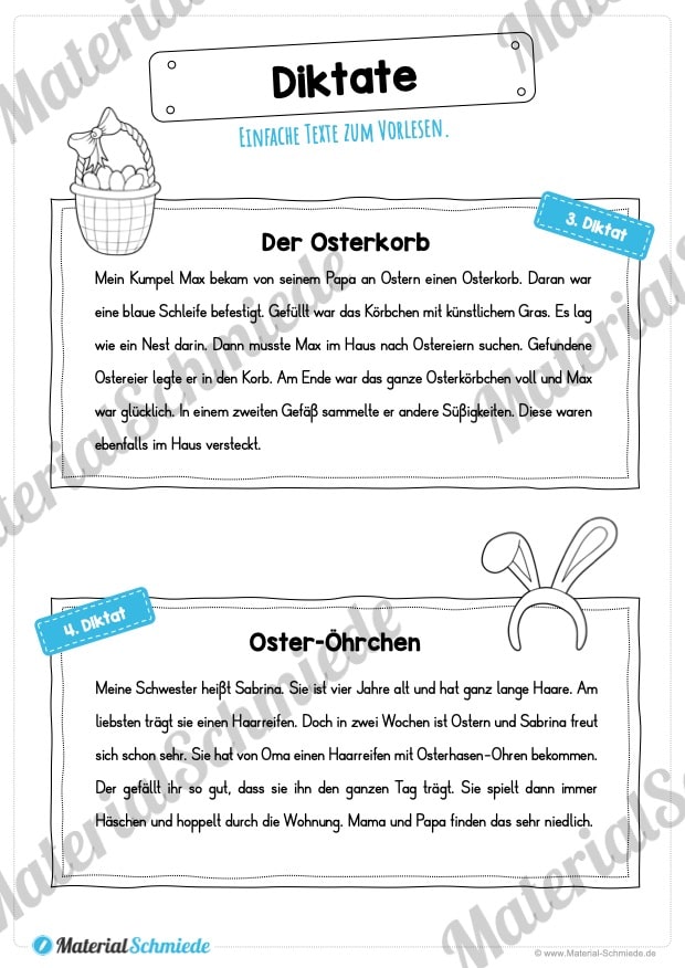 10 Diktate zu Ostern (Vorschau 02)