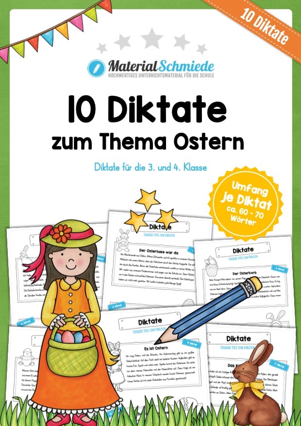 10 Diktate zu Ostern