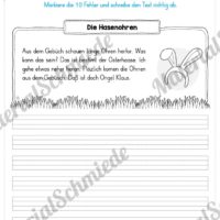 10 Fehlertexte zu Ostern (Die Hasenohren)