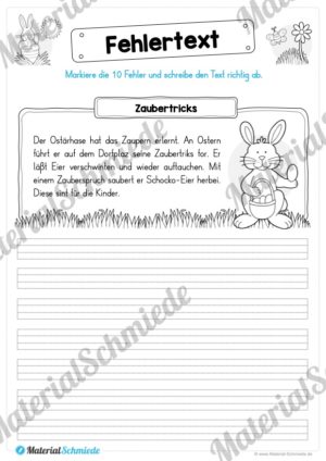 10 Fehlertexte zu Ostern (Zaubertricks)